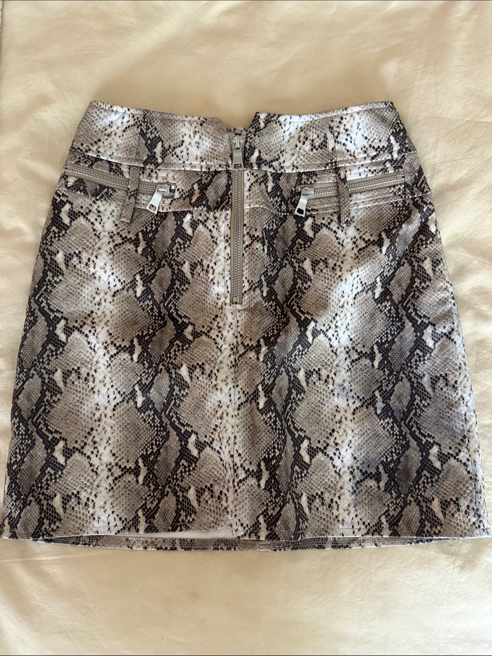 Tiger Mist Snake Print Mini Skirt